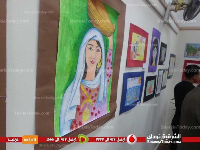 إفتتاح معرض أهالينا لرسوم الأطفال و الفنون التشكيلية بقصر ثقافة الزقازيق (6)