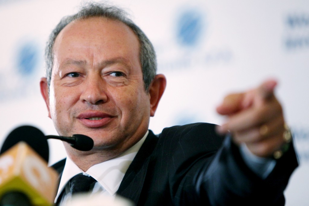 Press Conference With Egyptian Billionaire Naguib Sawiris
