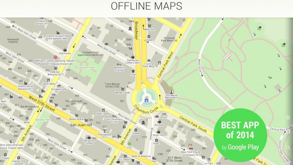 تطبيقات خرائط مجانية لنظام أندرويد مع أداة للملاحة 1 MapsME-598x337