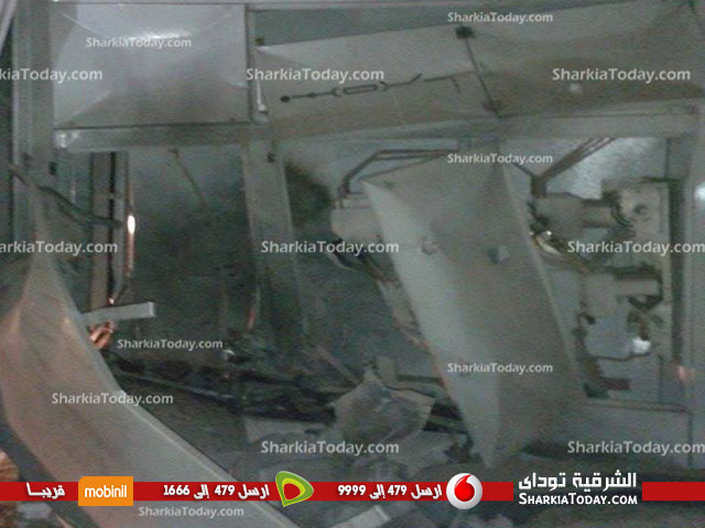 بالصور| انفجار قنبلة بمحول كهرباء بمحيط مركز شرطة كفر صقر 2 Water Mark_reporters (1)نم