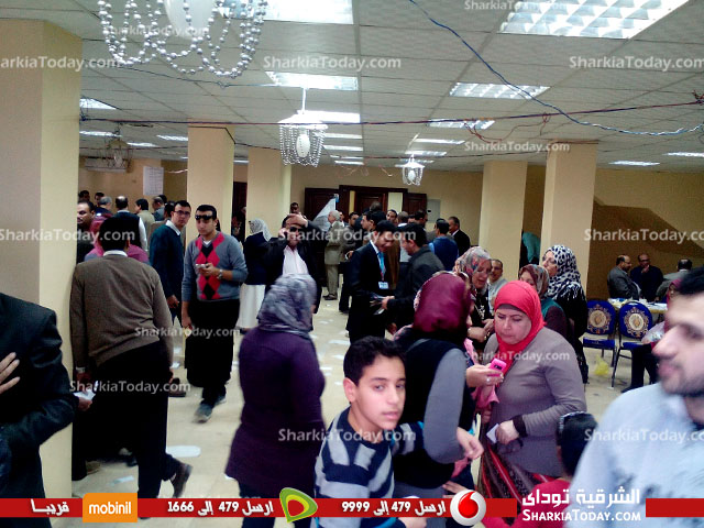 شاهد | توافد الصيادلة على انتخابات النقابة بالشرقية 4 Water Mark_reportersةوز