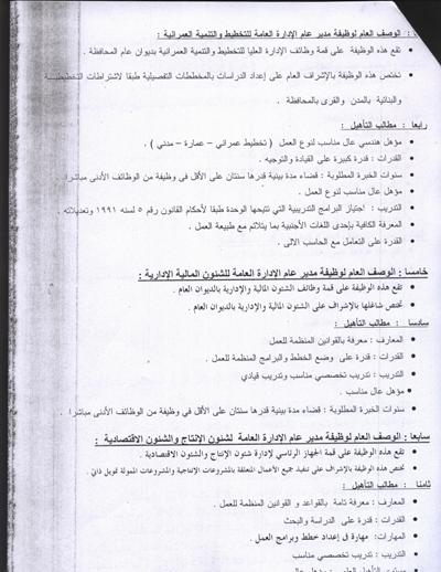 وظائف خالية بديوان عام محافظة الشرقية 4 رقم 33