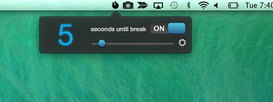 برنامج لقفل حواسب ماك وإجبار المُستخدم على أخذ استراحة 1 358352-breaktime-for-mac-countdown