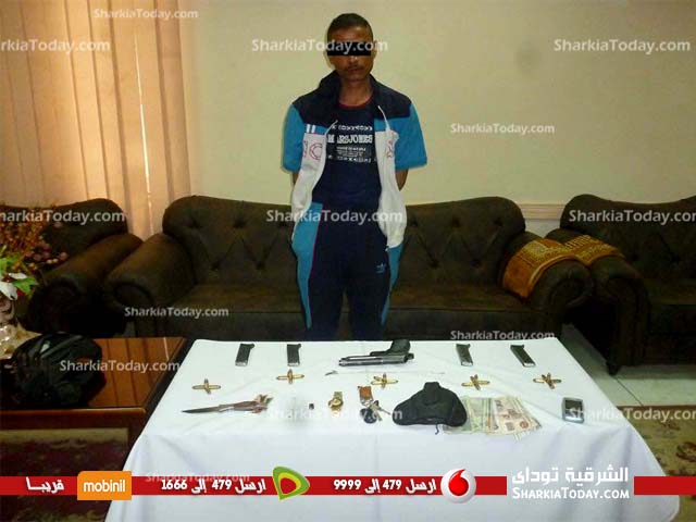 أمن الشرقية : ضبط مسجل خطر متهم بإصابة عقيد شرطة بطلق ناري بمنيا القمح 1 Water Mark_reporters (1)