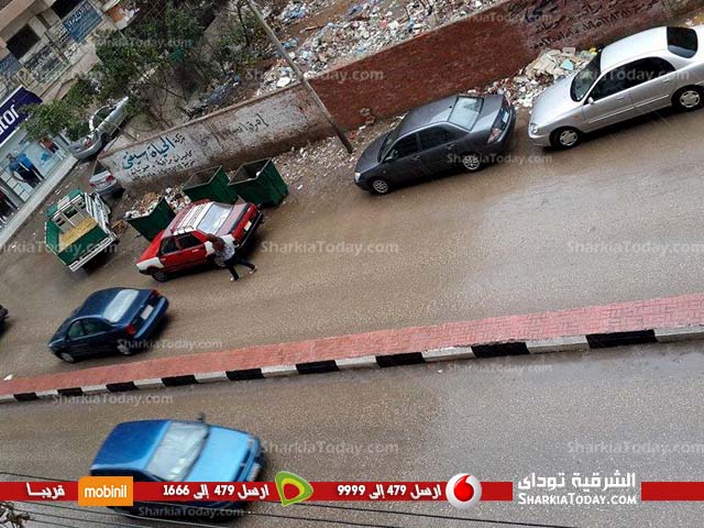 أمطار علي مراكز محافظة الشرقية (3)