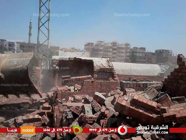 شاهد .. حملة لإزالة التعديات على الأراضى الزراعية بديرب نجم 4 5