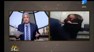 بالفيديو | الإبراشي يسب «سيدة المطار» ياسمين النرش على الهواء 1 Capture