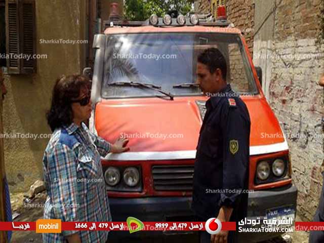 بالصور | رئيس مدينة «ههيا» فى زيارة مفاجئة لقرية العلاقمة 5 ههيا