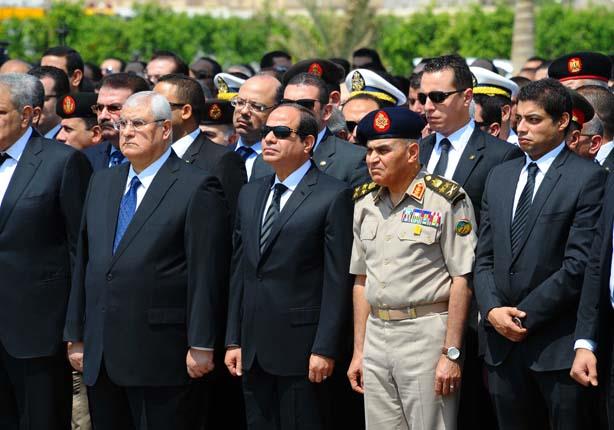 من جنازة النائب العام .. السيسي : يحيا الشهيد .. تحيا مصر 1 123