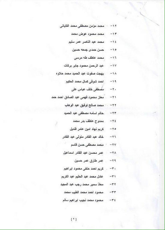 أسماء دفعة النيابة العامة الجديدة المرسلة لرئاسة الجمهورية 3 2