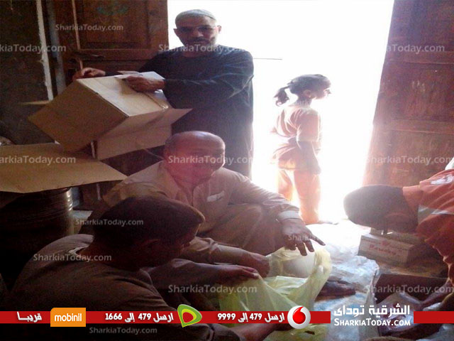 قرية الميمونة بمنيا القمح تنظم حملة الخير لكل الناس 3 4