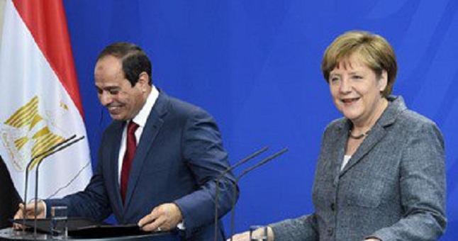 الرئيس السيسى لـ «ميركل» : المصريون أرادوا التغير لمستقبل أفضل 1 62015314267216