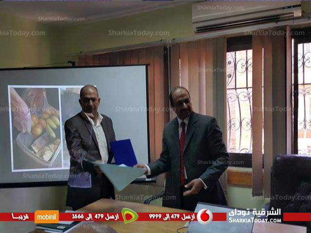 جهاز شئون البيئة فرع الشرقية يُكرم وكيل وزارة الزراعة 1 تكريم المهندس علاء عفيفي