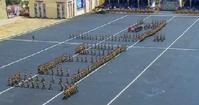 طلاب الفنية العسكرية يشاركون ببانوراما قناة السويس الجديدة فى حفل تخرجهم 1 1620142112449