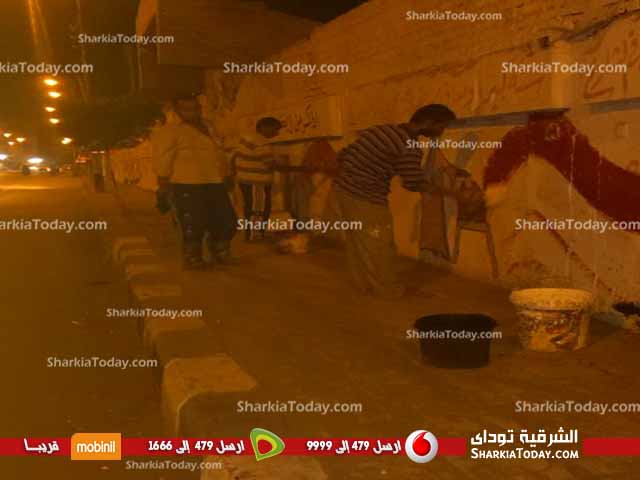 شاهد | القنايات تستقبل عيد الفطر باعلام مصر بمداخل المدينة 3 hjkl;