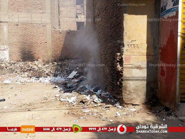 استياء سكان شارع نصر الله بههيا من تراكم القمامة ومجلس المدينة سيتم إرسال لجنة للمعاينة 2 استياء سكان شارع نصر الله بههيا من تراكم أكوام القمامة (3)