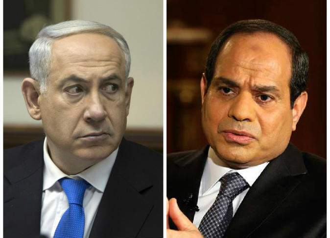وفد إسرائيلي يبحث في القاهرة مبادرة السيسي للسلام مع الفلسطينيين 17 السيسي ونتنياهو
