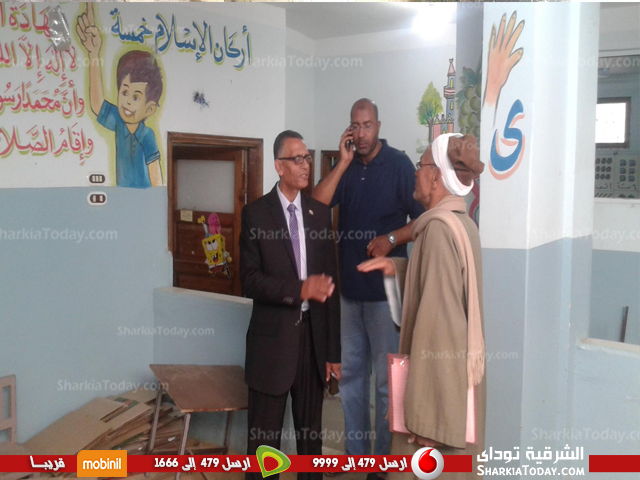 شاهد .. رئيس مدينة ههيا يتفقد مجمع خدمات قرية صبيح 1 ههيا 2