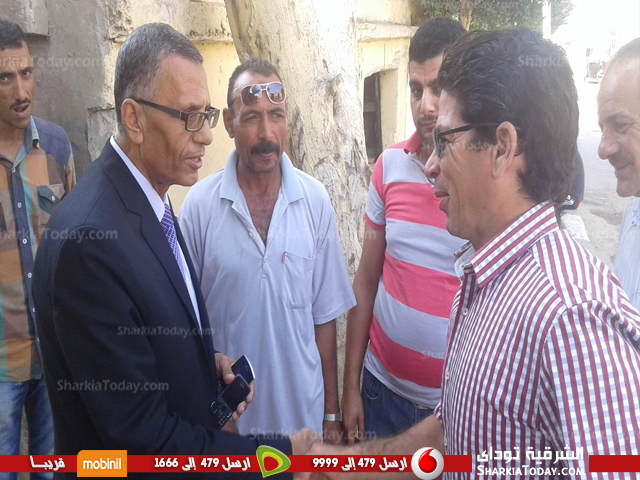 شاهد .. رئيس مدينة ههيا يتفقد مجمع خدمات قرية صبيح 2 ههيا 3