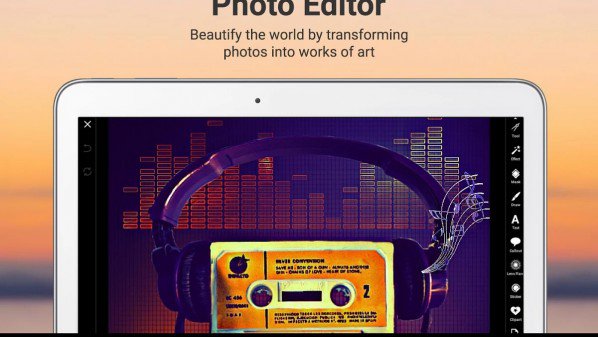 6 تطبيقات مجانية لتعديل الصور وتطبيق تأثيرات لونية عليها في أندرويد 1 PhotoEditorDroid-598x337