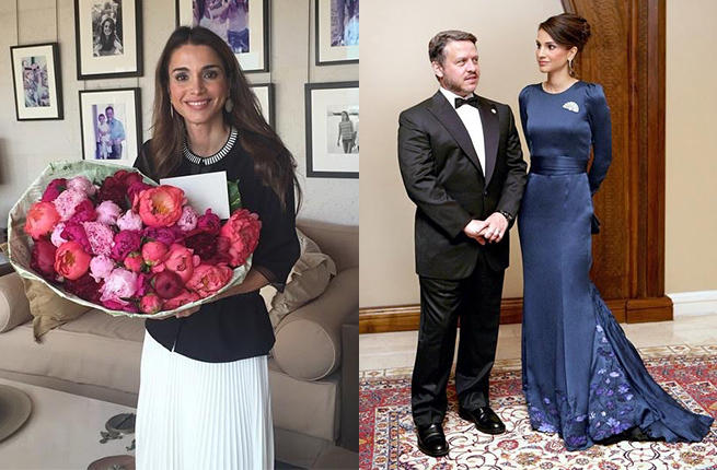 "رانيا" حكاية موظفة شركة" آبل" التي تحولت إلى ملكة في 6 أشهر 3 Queen_Rania-birthday-fashion13
