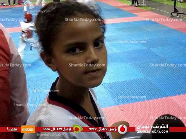 هاجر اشرف بنت «ديرب نجم» تحصل علي المركز الثالث علي مستوي الجمهورية في التايكوندو 2 ىةوز