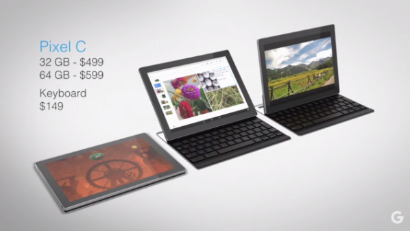 جوجل تعلن رسميا عن حاسبها اللوحي Pixel C بنظام أندرويد