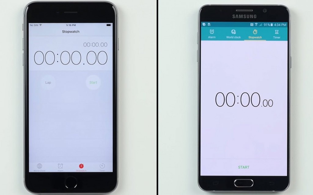 هاتف iPhone 6s Plus يتفوق على Note 5 في السرعة