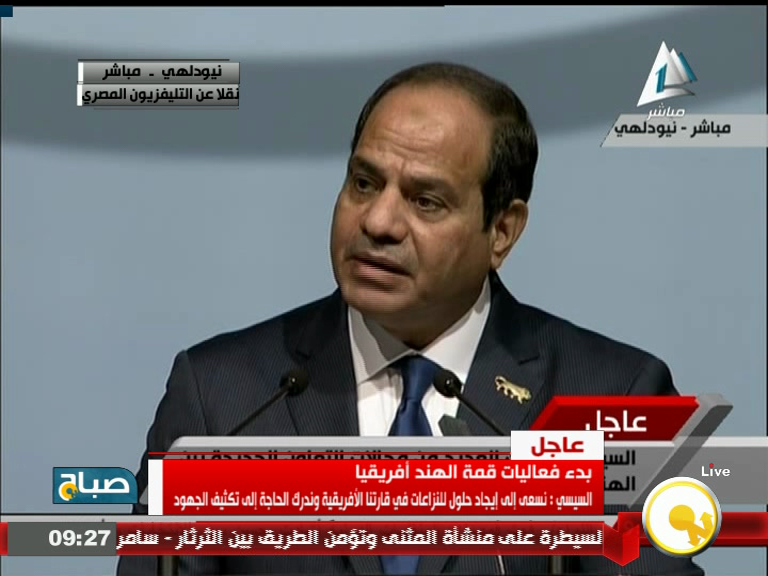 السيسي: "نعتزم حل قضايا القارة الأفريقية بمجلس الأمن" 1 السيسى
