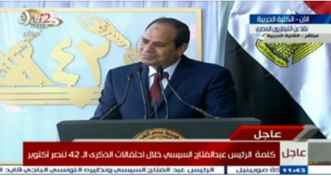 السيسى: لا يوجد ارتباط بين البرلمان وتقديم الحكومة استقالتها 1 122