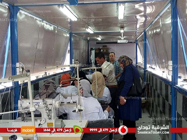 مشروع التمكين الاقتصادي ينظم دورة تدريبية فى مجال الحياكة لفتيات الحسينية 1 مشروع التمكين الاقتصادي ينظم دورة تدريبية فى مجال الحياكة لفتيات الحسينية