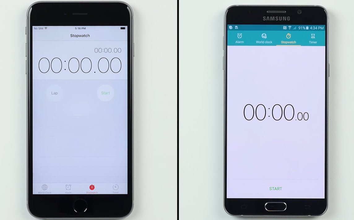 هاتف iPhone 6s Plus يتفوق على Note 5 في السرعة 1 هاتف iPhone 6s Plus يتفوق على Note 5 في السرعة