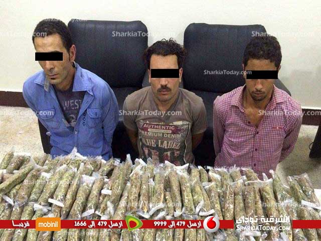 ضبط 3 أشخاص بحوزتهما سلاح ناري ومواد مخدرة بديرب نجم 1 ى