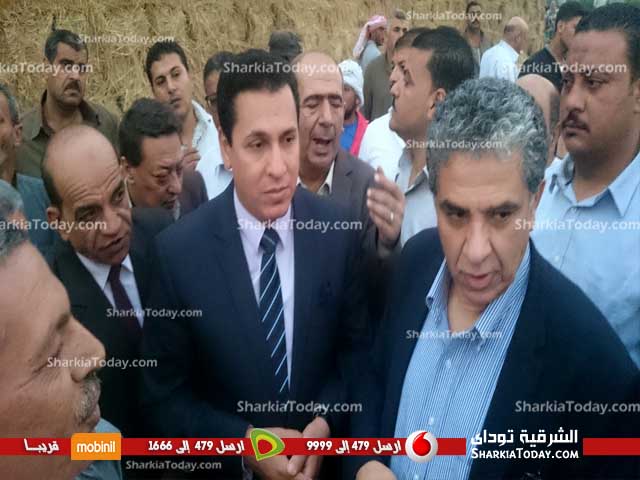 وزير البيئة يتفقد منظومة تدوير قش الارز بكفر أبو حسن فى القنايات 1 ىنموك