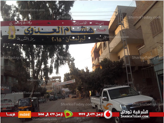 بالصور.. انتشار لافتات الدعاية الانتخابية بشوارع كفر صقر 2 4