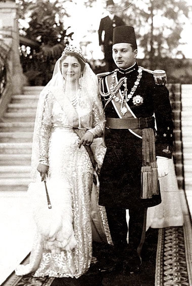 Queen_Farida_and_King_Farouk_wedding