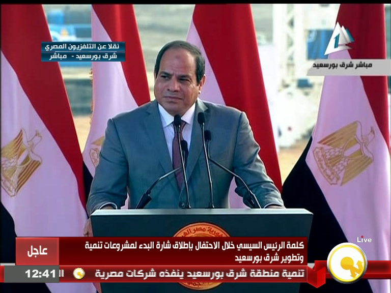 السيسي في بورسعيد 6