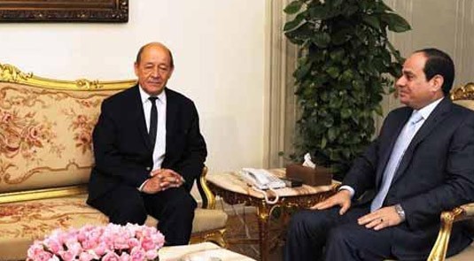 السيسي يلتقي وزير دفاع فرنسا وقمة مرتقبة مع.16203