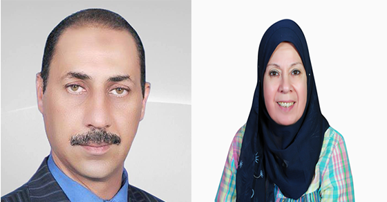 المرشحان خالد العراقى ونجوى الشافعى يشتكون من حرب تمزيق الدعاية الانتخابية لهم 2