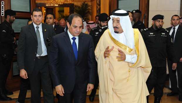الملك سلمان و السيسي