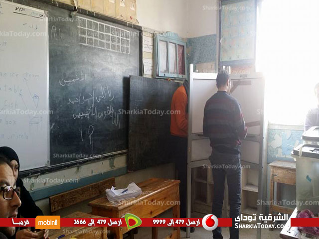 بالصور..التصويت الانتخابى بفاقوس بين المتوسط والضعيف أحياناً 3 سشئ