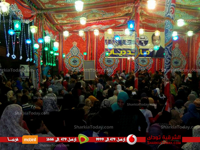 مؤتمر جماهيرى حاشد للمحاسب " ماجد دياب " بمنطقة الحكماء بالزقازيق 4 ش