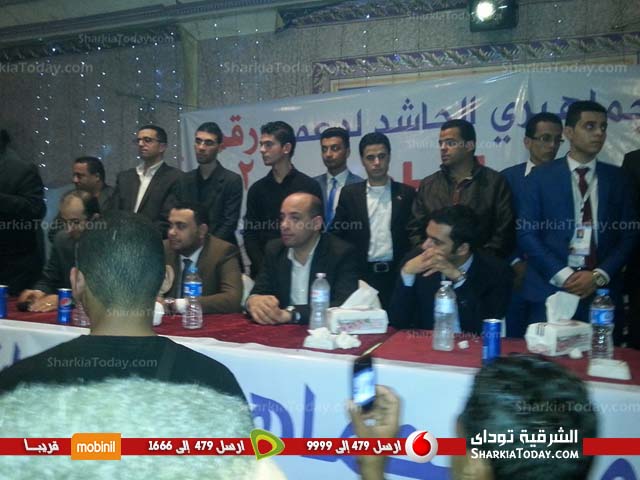 مؤتمر جماهيري للمرشح محمد الطوخي بحضور رئيس حزب مستقبل وطن‏ بمنيا القمح (3)