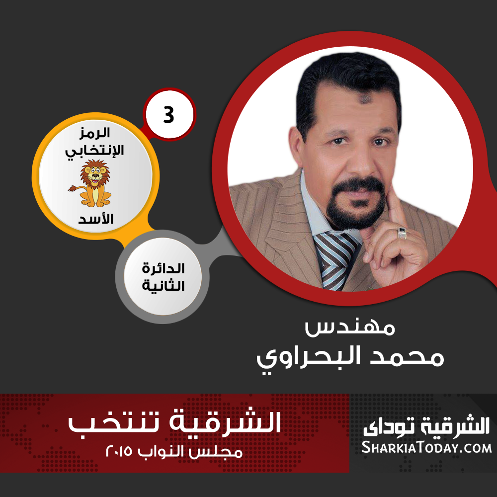 بالتفاصيل..تعرف علي مرشحي الدائرة الثانية بمركزي الزقازيق و القنايات 3 محمد البحراوي