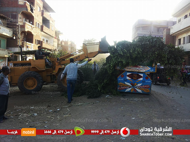 بالصور .. حملة مكبر لإزالة الإشغالات بقرية بهنباى 2 kkkkk