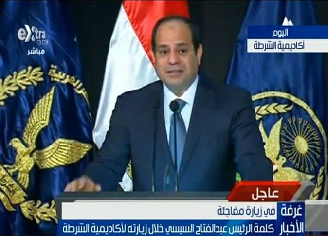 السيسي لـ«ضباط الشرطة»: «أنا جاي أشكركم» 19 السيسي