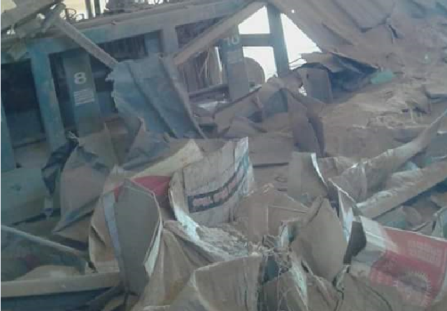 تفاصيل انهيار سقف على عمال بمصنع سيراميك بالعاشر