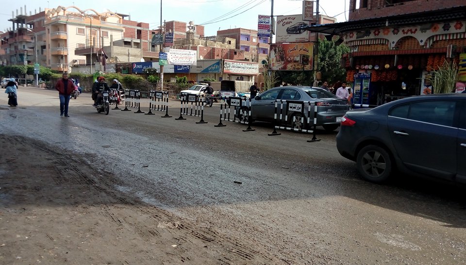 بالصور .. ازدواج طريق الجديدة بمنيا القمح للحد من حوادث السير 3 12278084_121980261518161_2141825686_n