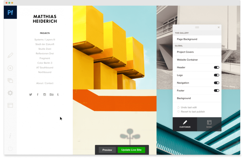 أدوبي تطلق أداة لتسهيل تصميم المواقع 2 adobe-portfolio-930x601
