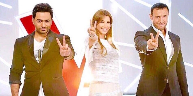 the voice kids تامر حسني و كاظم ونانسي